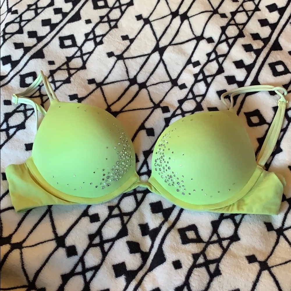 VS push up Nylon neon bra